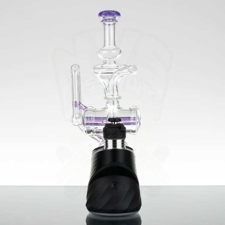 OJ Flame - Puffco Peak Attachment - Inline Recycler - Purple Lollipop