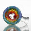 Koji Glass - 18mm Ice Pinch Slide - Rainbow view 1