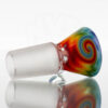 Koji Glass - 18mm Ice Pinch Slide - Rainbow view 2