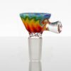 Koji Glass - 14mm Ice Pinch Slide - Rainbow view 3