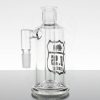 US Tubes 12in Stemless Circ Hybrid 8arm Ash Catcher Combo V2 - Fern Jet Black view 12
