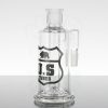 US Tubes 12in Stemless Circ Hybrid 8arm Ash Catcher Combo V2 - Fern Jet Black view 13