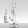 US Tubes 12in Stemless Circ Hybrid 8arm Ash Catcher Combo V2 - Fern Jet Black view 2