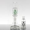 US Tubes 12in Stemless Circ Hybrid 8arm Ash Catcher Combo V2 - Fern Jet Black view 5
