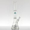 US Tubes 17in 7mm 12 Arm Beaker - White Cyan view 2