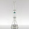 US Tubes 17in 7mm 12 Arm Beaker - White Cyan view 3