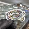 Big Moods Vinyl Sticker - Radiate Positivity Tie Dye view 1