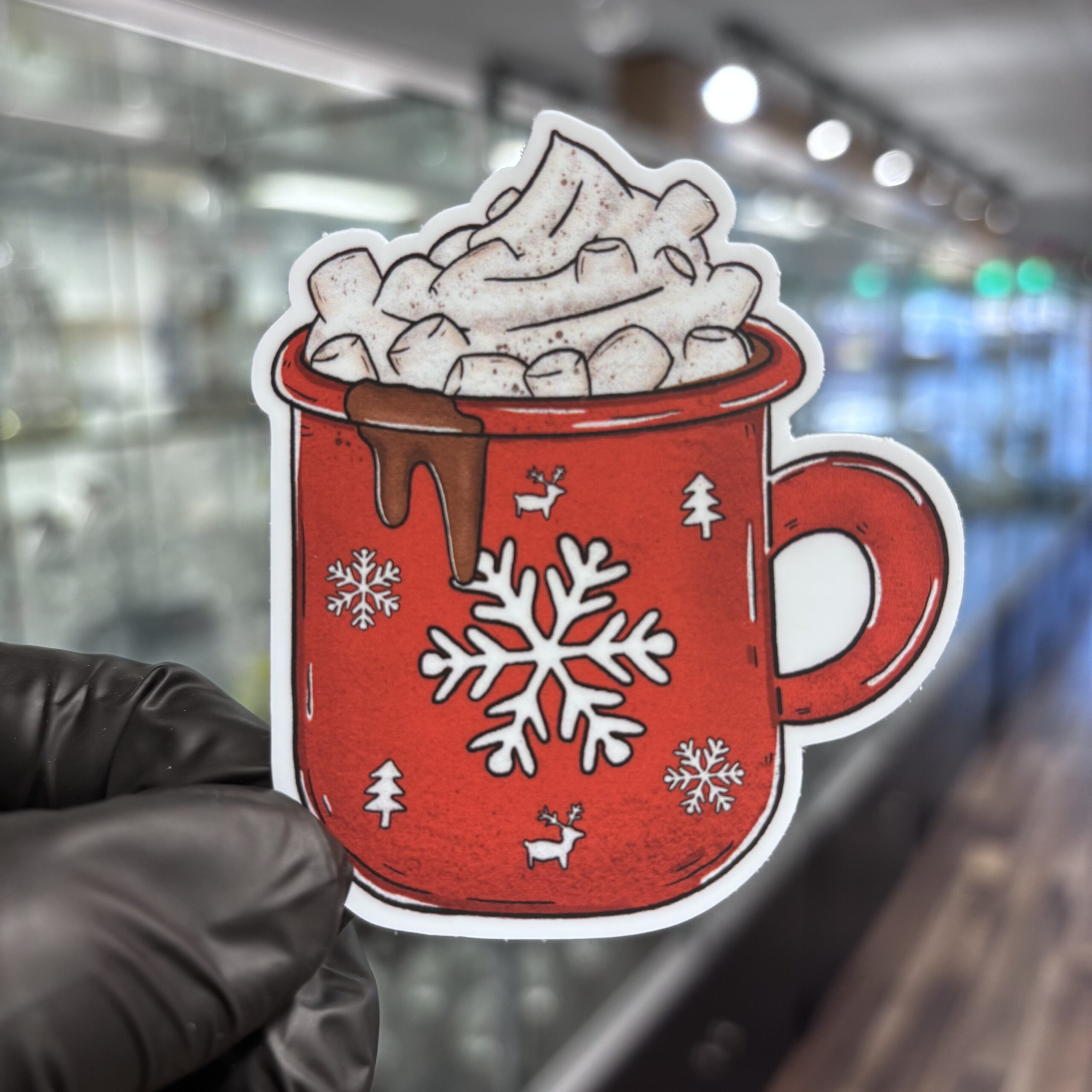 Big Moods Vinyl Sticker - Hot Chocolate Mug