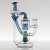 Zach Clark - Full Accent Klein Bell Recycler - Silver & Cobalt view 4