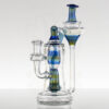 Zach Clark - Full Accent Klein Bell Recycler - Silver & Cobalt view 2