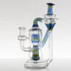 Zach Clark - Full Accent Klein Bell Recycler - Silver & Cobalt view 1