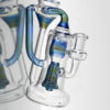 Zach Clark - Full Accent Klein Bell Recycler - Silver & Cobalt view 7
