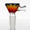 Koji Glass - 14mm Ice Pinch Slide - Ember view 4