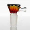 Koji Glass - 18mm Ice Pinch Slide - Ember view 4