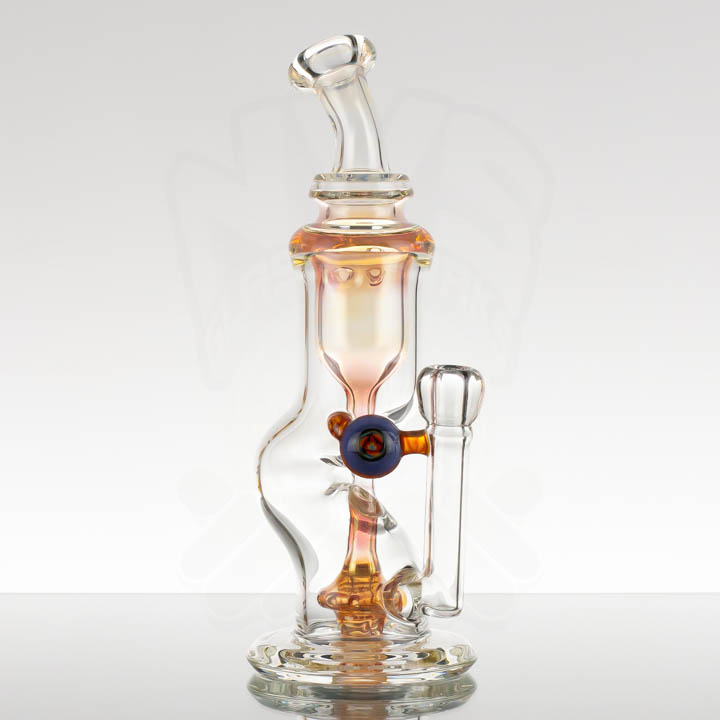 High Bastard Boro - 12in Fumed Torus Zong Recycler