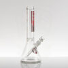 ZOB - 14in OG Beaker - Red Black Stripes view 4