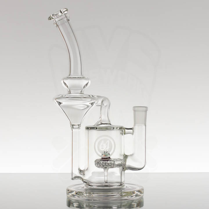 OJ Flame - Disc Recycler - Clear with Opal - Red