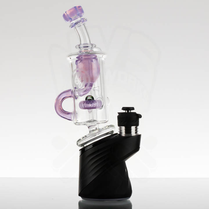 OJ Flame - Puffco Peak Attachment - Klein Recycler - Pink Slyme