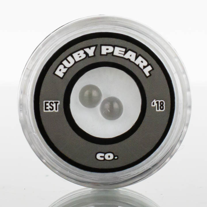 Ruby Pearl Co - Clear Sapphire Pearls 4mm - 2 Pack