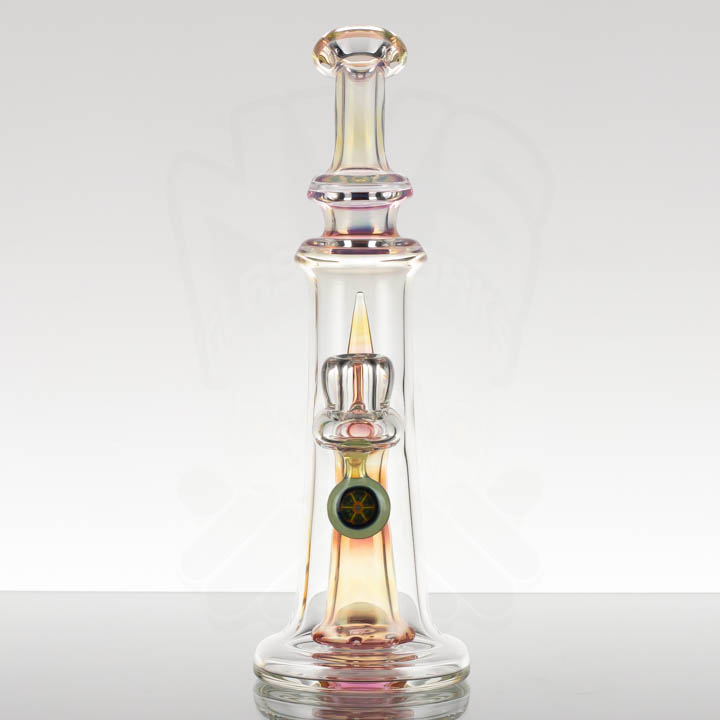 High Bastard Boro - Fumed Cone In Cone - Aqua Millie