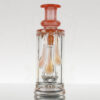 Uzzi Glass - Puffco Peak Attachment - Drippy Top - Orange view 2