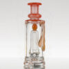 Uzzi Glass - Puffco Peak Attachment - Drippy Top - Orange view 1