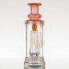 Uzzi Glass - Puffco Peak Attachment - Drippy Top - Orange view 3