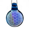 Amorphous Art - Large - Yellow Blue Dichroic Flower of Life view 1