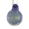 Amorphous Art - Purple Orange Dichroic Mandala Opal view 1