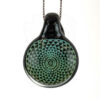 Amorphous Art - Small - Green Dichroic Aztec Mandala view 1