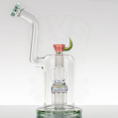 OJ Flame - 8-Arm Bubbler - Pink Slyme x Ghost x Topaz