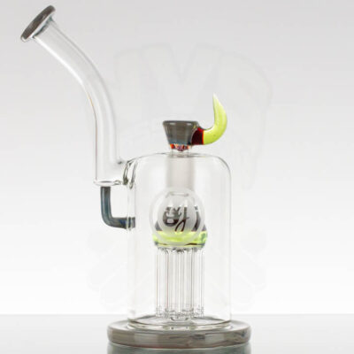 OJ Flame - 8-Arm Bubbler - Slyrm x Blue Amber Purple x Red Elvis