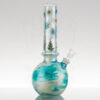 OMG - 11in Fixed Flower Round Bottom - Teal White view 2