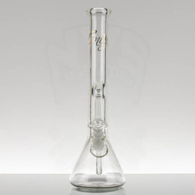 Envy Glass - 18in 9mm Showerhead Beaker - Gold Script
