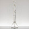 Envy Glass - 21in 9mm Double Showerhead Beaker - Gold Script view 1
