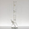Envy Glass - 21in 9mm Double Showerhead Beaker - Gold Script view 4