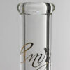 Envy Glass - 21in 9mm Double Showerhead Beaker - Gold Script view 8